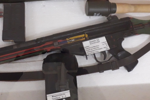 Gewehr G3 im Militärmuseum Eggesin